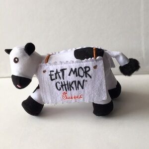 EAT MOR CHIKIN” Plush Cow